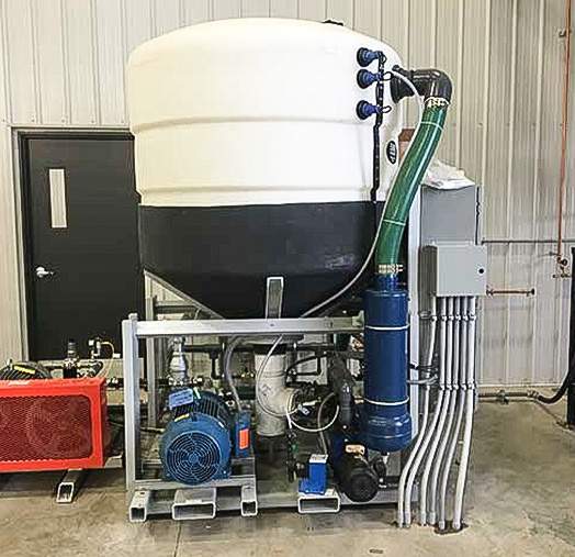 An image of the InterClean EQ100 wash recycling system.